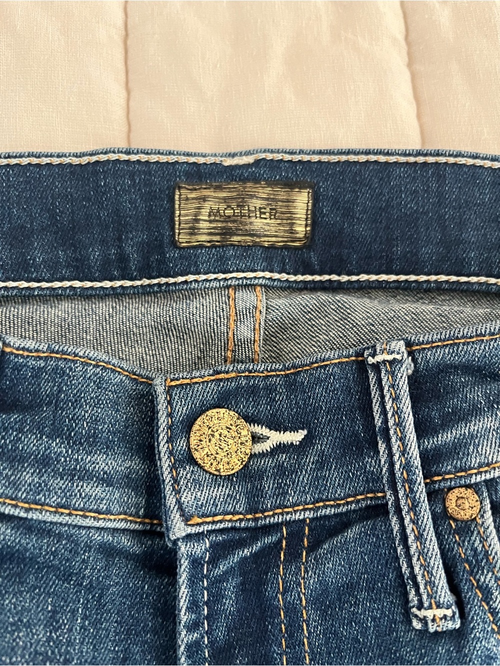 Mother Women’s Dark Blue  Jeans - Picture 3 of 12